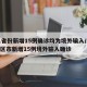 31省份新增15例確診均為境外輸入/31省區(qū)市新增15例境外輸入確診