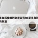 北京豐臺新增病例軌跡公布/北京豐臺新增病例活動軌跡