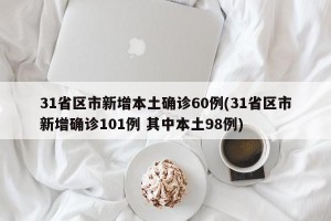 31省區(qū)市新增本土確診60例(31省區(qū)市新增確診101例 其中本土98例)